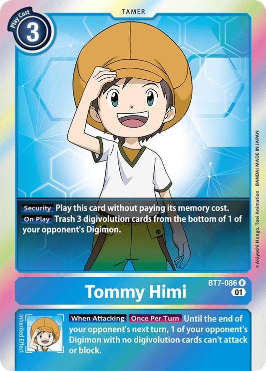 Tommy Himi - Next Adventure - Rare - BT7-086 R