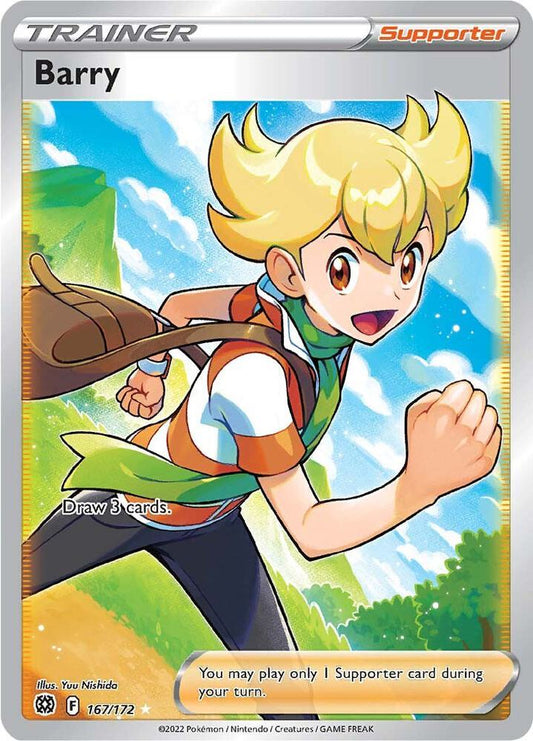 Barry (Full Art) - SWSH09: Brilliant Stars - Ultra Rare - 167/172