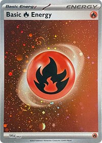 Basic Fire Energy (Cosmos Holo) - SVE: Scarlet & Violet Energies - Common - 002