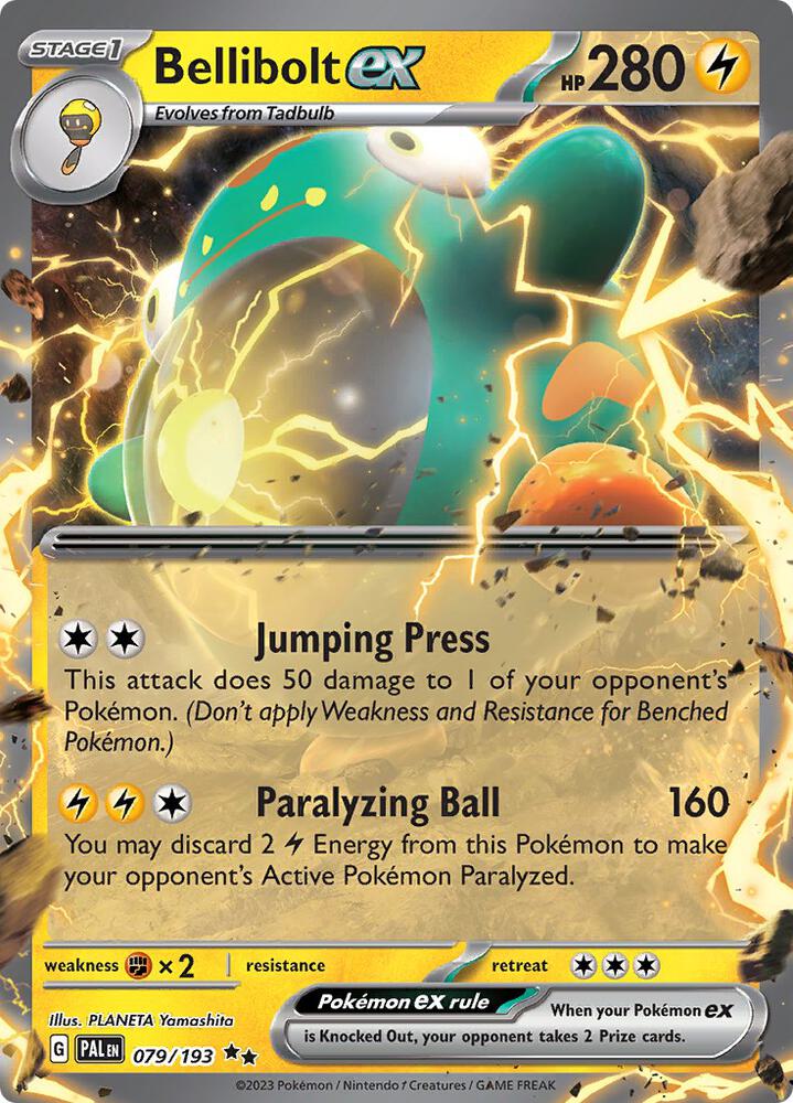 Bellibolt ex - 079/193 - SV02: Paldea Evolved - Double Rare - 079/193