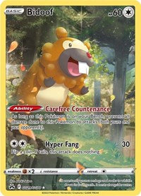 Bidoof - SWSH: Crown Zenith: Galarian Gallery - Ultra Rare - GG29/GG70