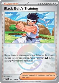 Black Belt's Training - 097/131 (Poke Ball Pattern) - SV: Prismatic Evolutions - Common - 097/131