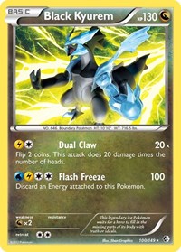 Black Kyurem - Boundaries Crossed - Rare - 100/149