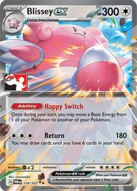 Blissey ex - 134/167 (Cosmos Holo) - Prize Pack Series Cards - Double Rare - 134/167