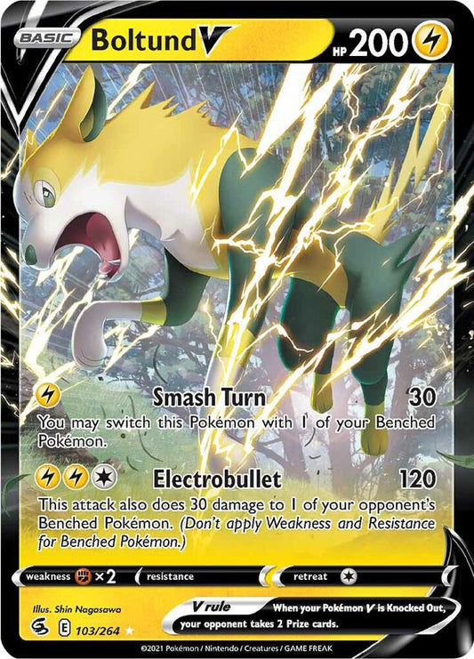 Boltund V - SWSH08: Fusion Strike - Ultra Rare - 103/264