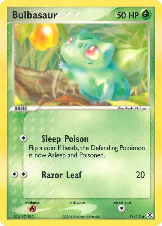 Bulbasaur - 054/112 - FireRed & LeafGreen - Common - 54/112