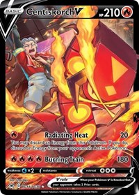 Centiskorch V - SWSH11: Lost Origin Trainer Gallery - Ultra Rare - TG14/TG30
