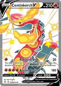 Centiskorch V - Shining Fates: Shiny Vault - Shiny Holo Rare - SV108/SV122