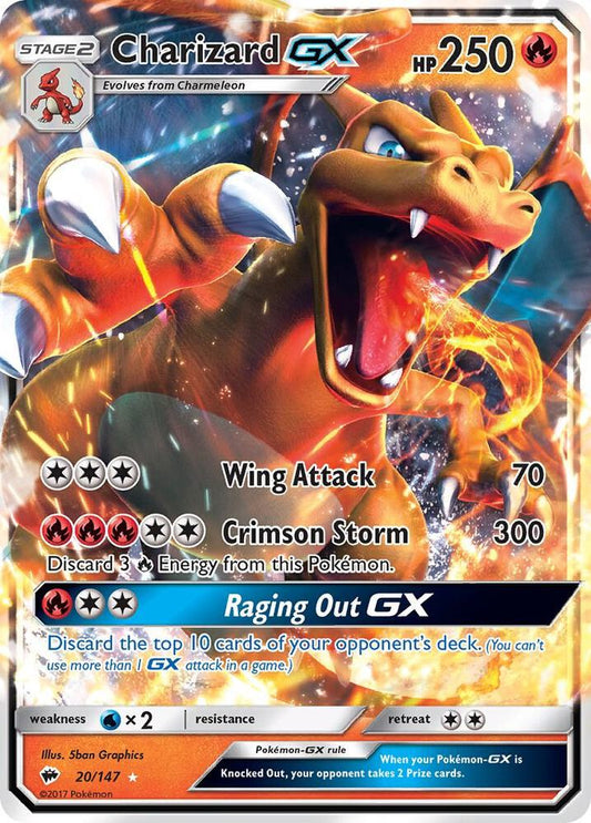 Charizard GX - SM - Burning Shadows - Ultra Rare - 20/147