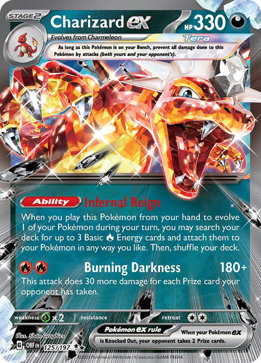 Charizard ex - 125/197 - SV03: Obsidian Flames - Double Rare - 125/197