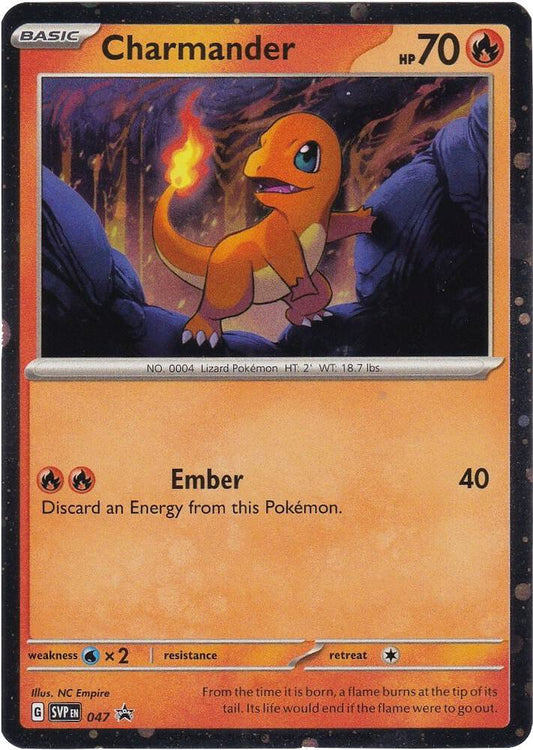 Charmander - 047 (Cosmos Holo) - SV: Scarlet & Violet Promo Cards - Promo - 047