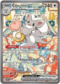 Cinccino ex - 119/086 - ME04: Chaos Rising - Special Illustration Rare - 119/086