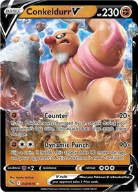 Conkeldurr V - Pokemon GO - Ultra Rare - 040/078