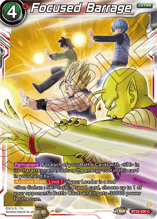 Focused Barrage - Critical Blow - Common - BT22-030