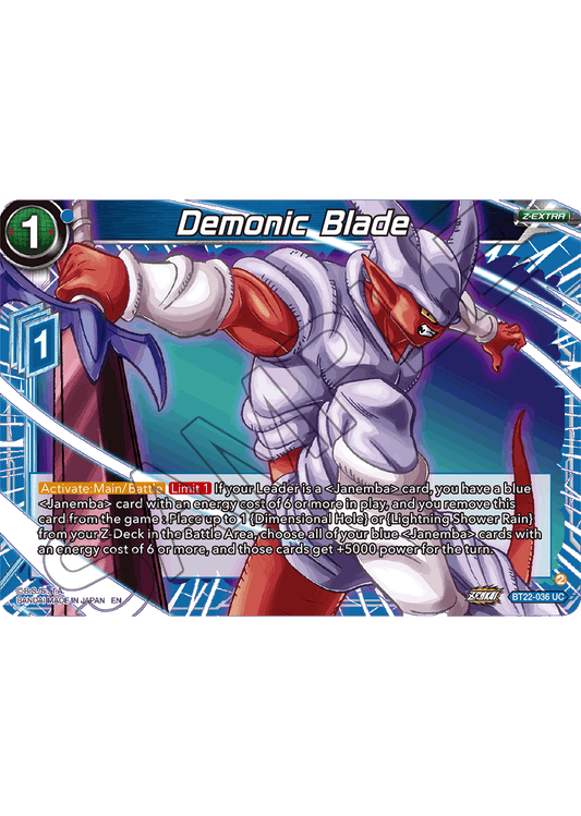 Demonic Blade - Critical Blow - Uncommon - BT22-036
