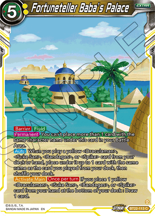 Fortuneteller Baba's Palace - Critical Blow - Common - BT22-113