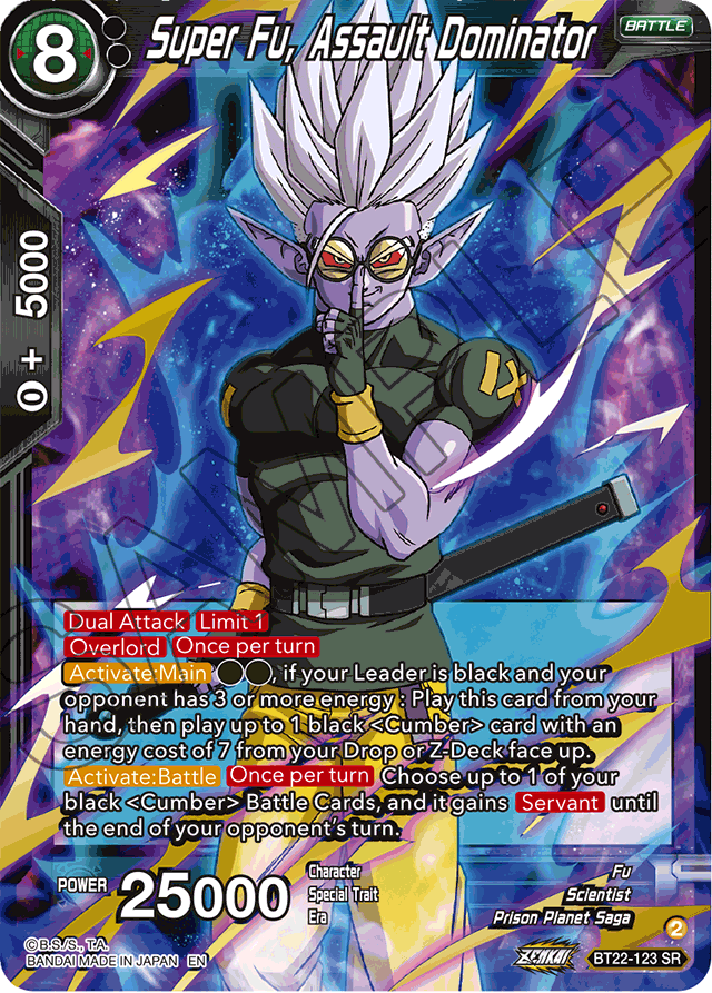 Super Fu, Assault Dominator - Critical Blow - Super Rare - BT22-123