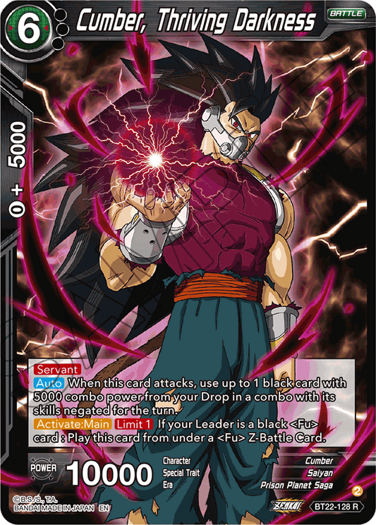 Cumber, Thriving Darkness - Critical Blow - Rare - BT22-128