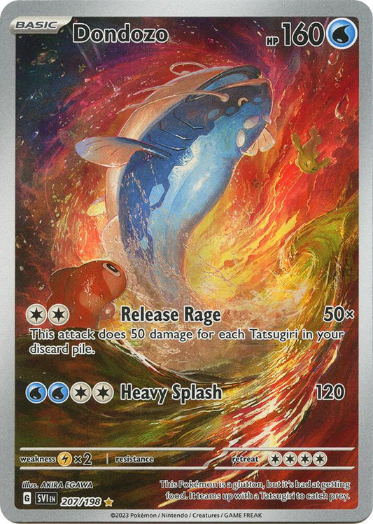Dondozo - 207/198 - SV01: Scarlet & Violet Base Set - Illustration Rare - 207/198
