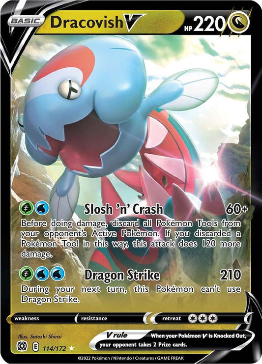 Dracovish V - SWSH09: Brilliant Stars - Ultra Rare - 114/172