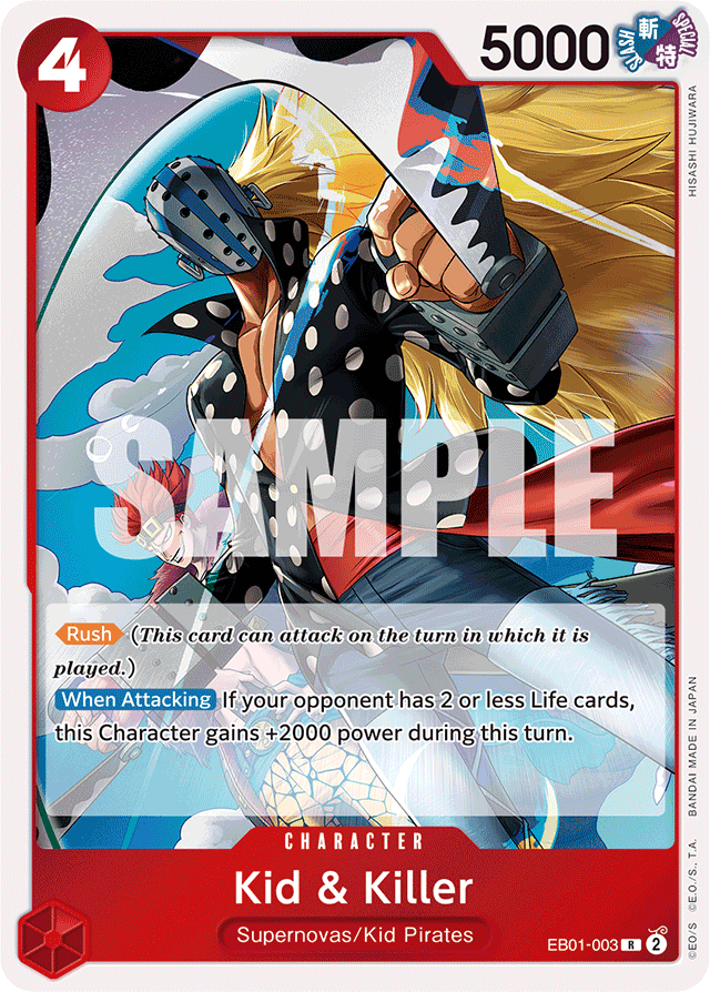 Kid & Killer - Extra Booster: Memorial Collection - R - EB01-003