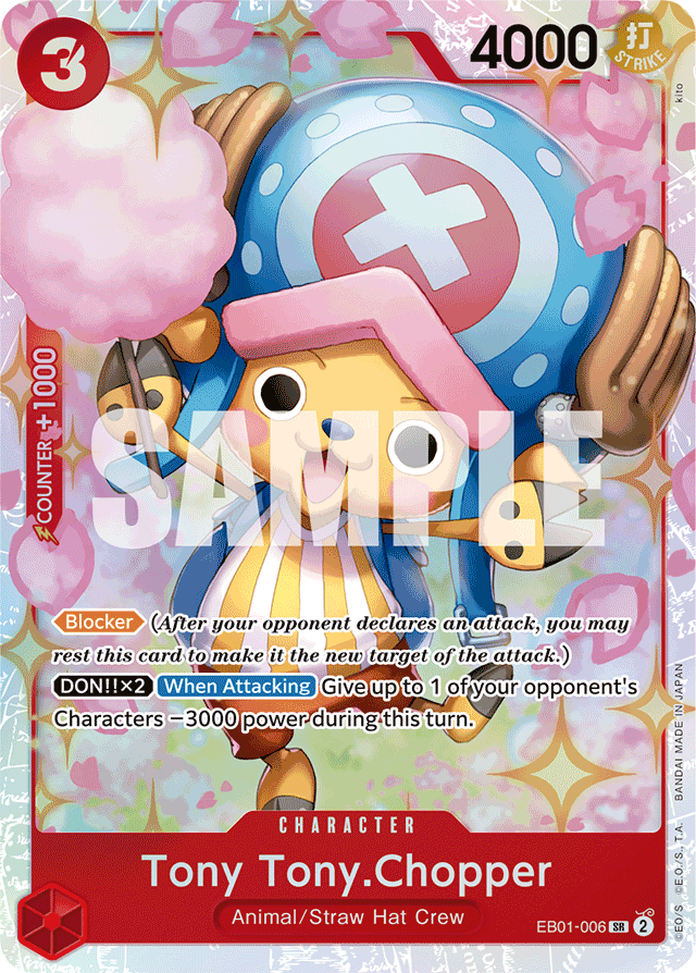 Tony Tony.Chopper - Extra Booster: Memorial Collection - SR - EB01-006