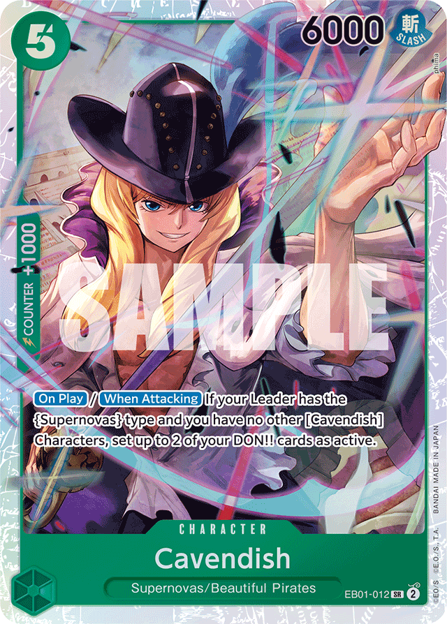 Cavendish - Extra Booster: Memorial Collection - SR - EB01-012