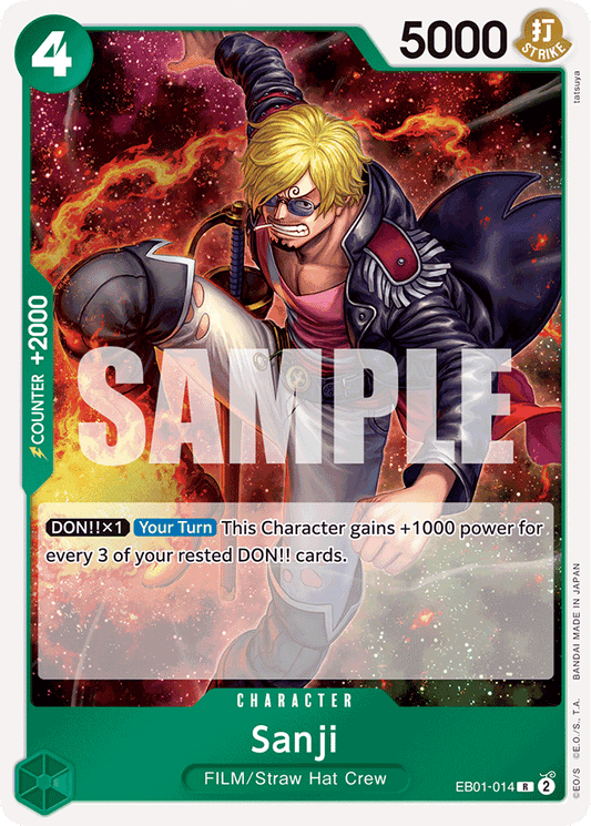 Sanji - Extra Booster: Memorial Collection - R - EB01-014