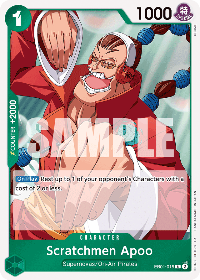 Scratchmen Apoo - Extra Booster: Memorial Collection - R - EB01-015