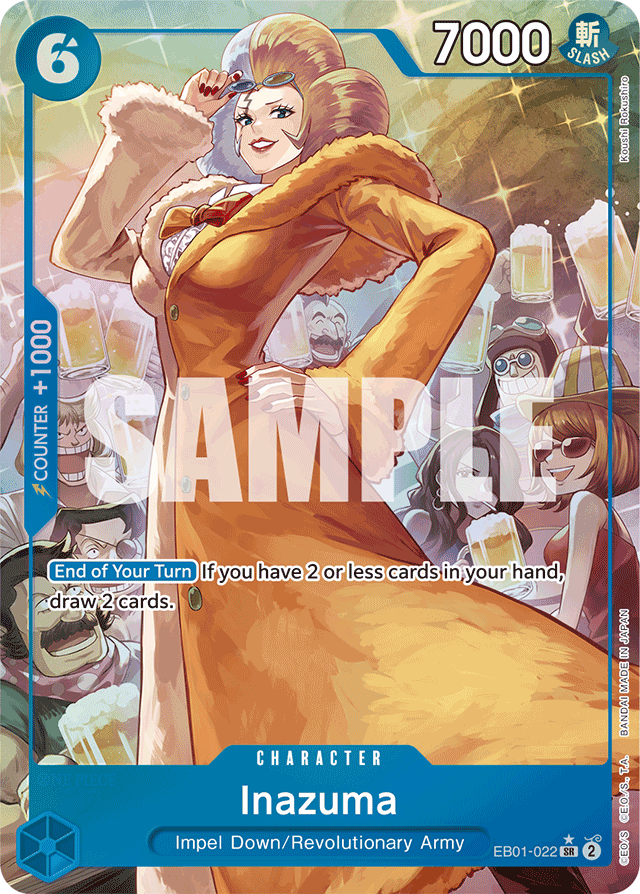 Inazuma (Alternate Art) - Extra Booster: Memorial Collection - SR - EB01-022
