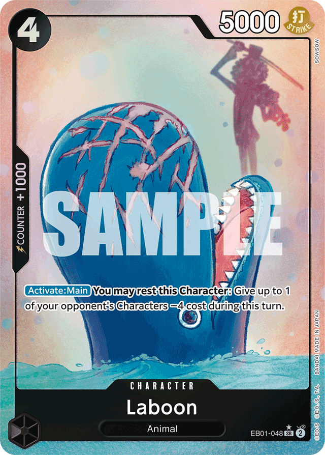 Laboon (048) (Alternate Art) - Extra Booster: Memorial Collection - SR - EB01-048