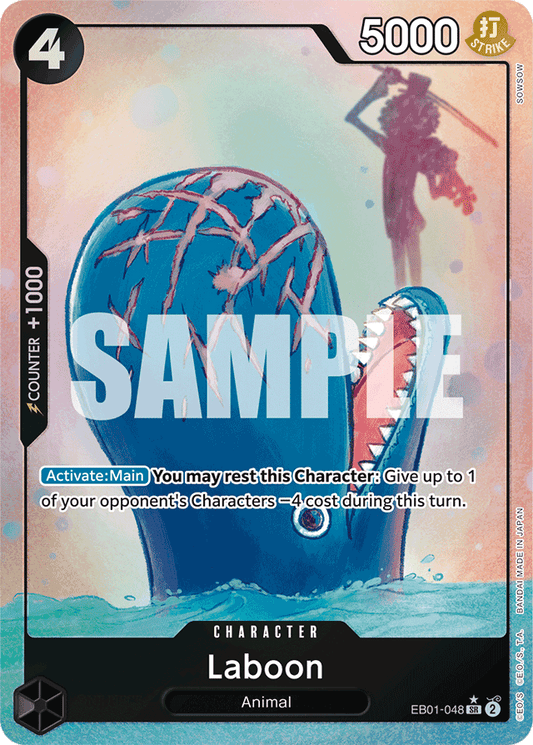 Laboon (048) (Alternate Art) - Extra Booster: Memorial Collection - SR - EB01-048