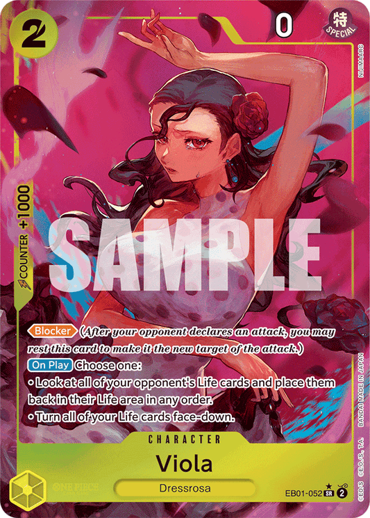 Viola (Alternate Art) - Extra Booster: Memorial Collection - SR - EB01-052