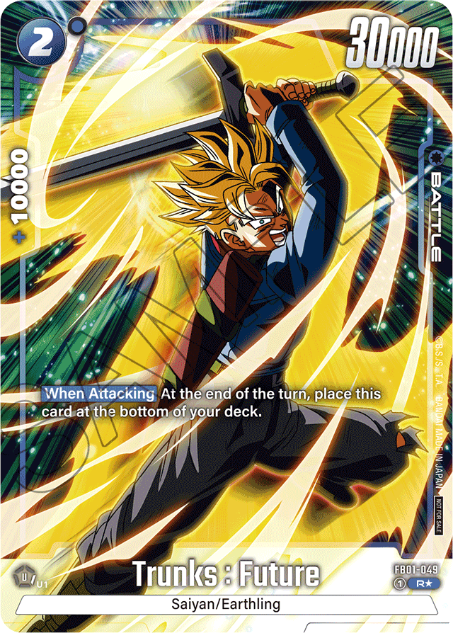Trunks : Future - FB01-049 (Tournament Pack -Winner- 01) - Tournament and Championship Promos - Rare - FB01-049