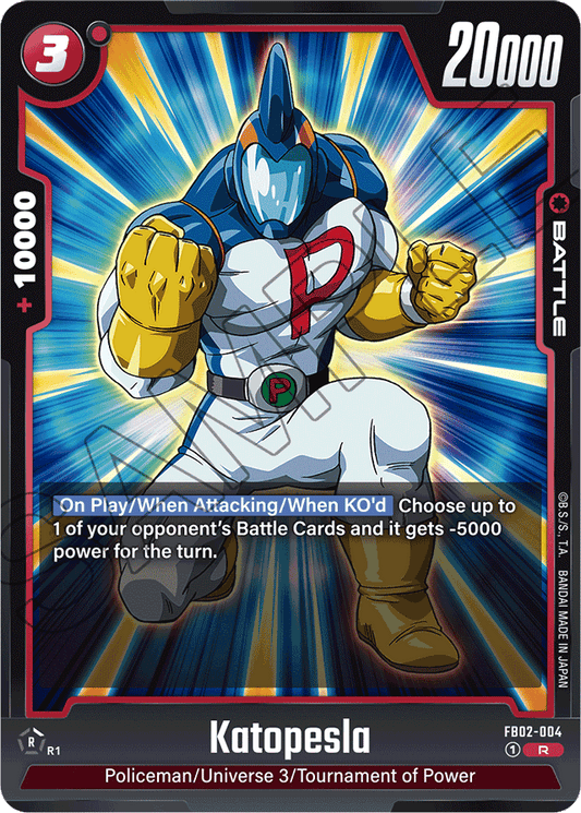 Katopesla - Blazing Aura - Rare - FB02-004