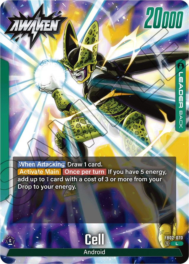 Cell - FB02-070 - Blazing Aura - Leader - FB02-070