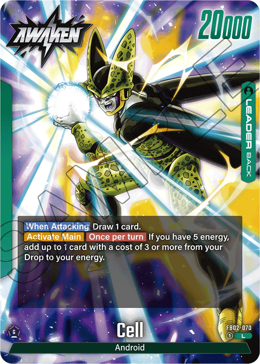 Cell - FB02-070 - Blazing Aura - Leader - FB02-070