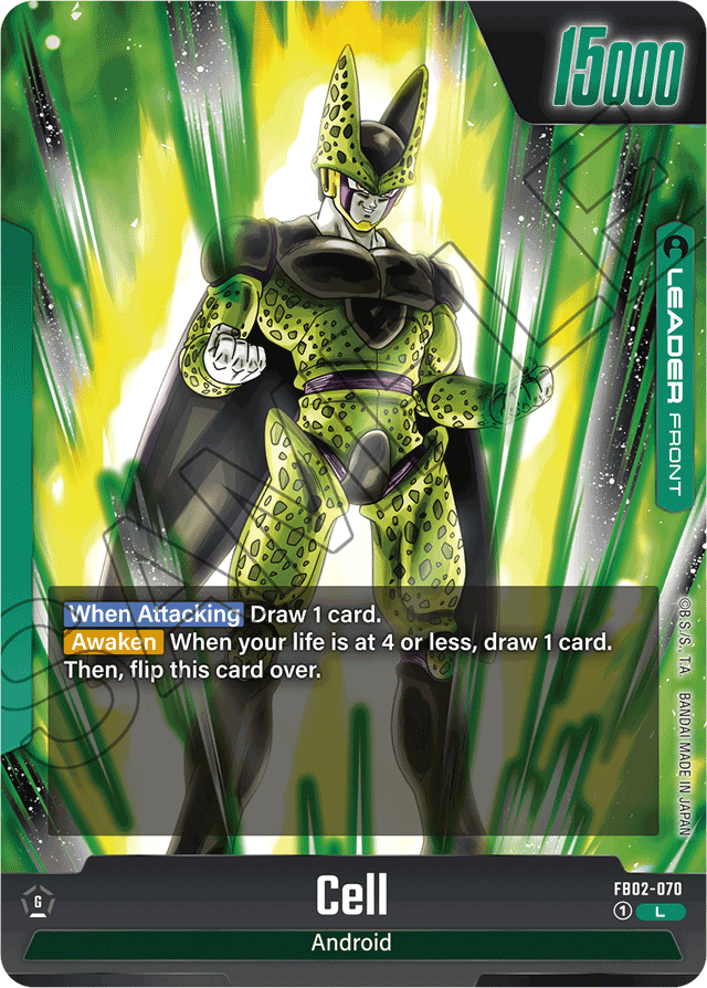 Cell - FB02-070 - Blazing Aura - Leader - FB02-070