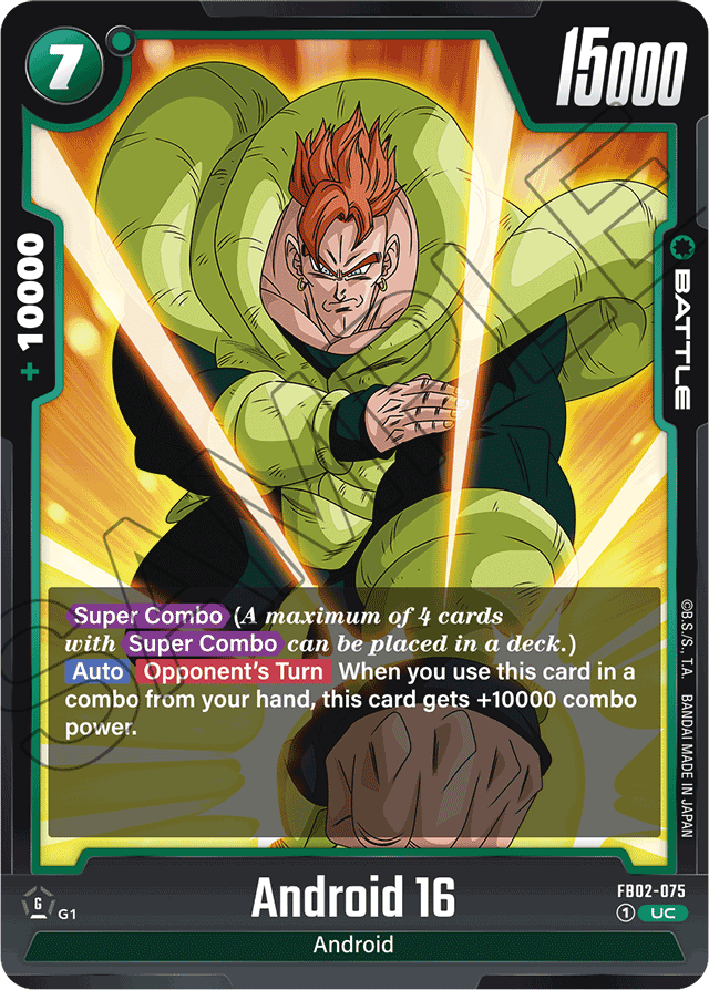 Android 16 - Blazing Aura - Uncommon - FB02-075