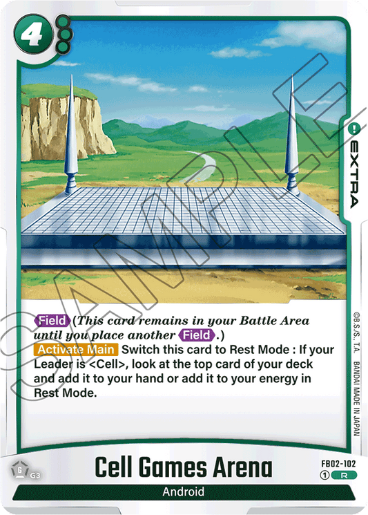 Cell Games Arena - Blazing Aura - Rare - FB02-102