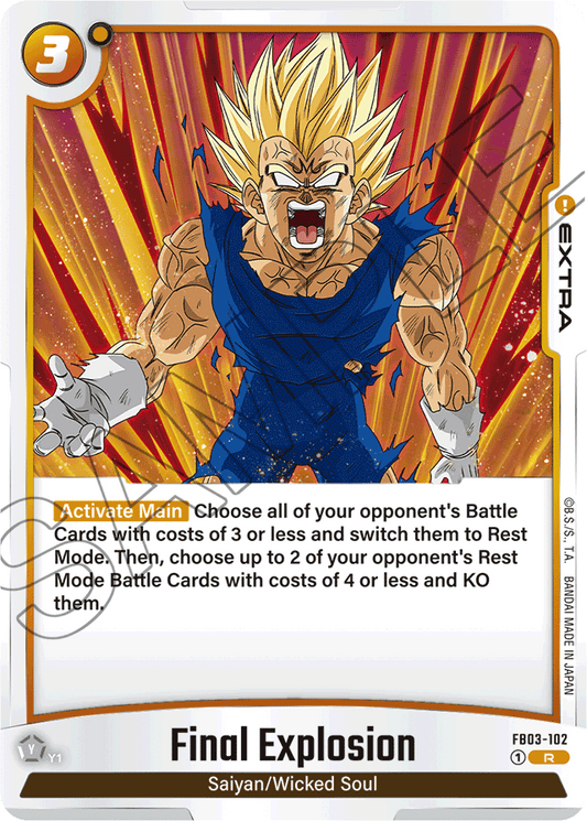 Final Explosion - Raging Roar - Rare - FB03-102