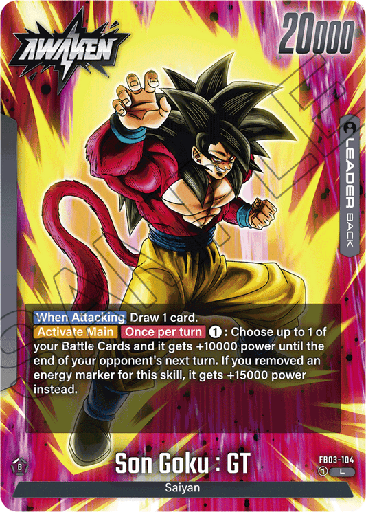 Son Goku : GT - FB03-104 - Raging Roar - Leader - FB03-104