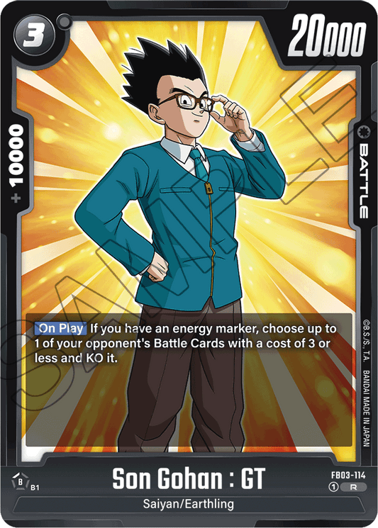 Son Gohan : GT - Raging Roar - Rare - FB03-114