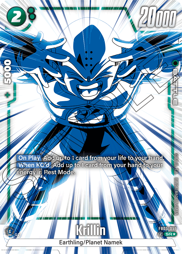 Krillin (Alternate Art) - New Adventure - Super Rare - FB05-051