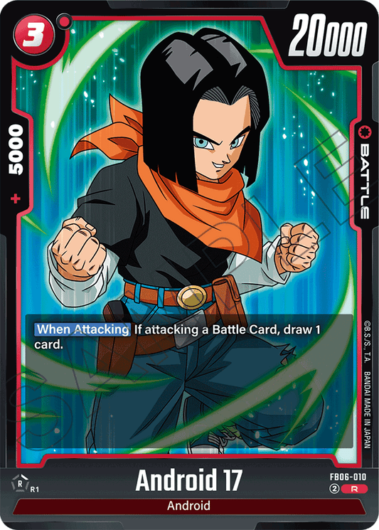 Android 17 - FB06-010 - Rivals Clash - Rare - FB06-010