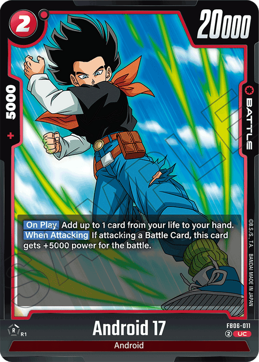 Android 17 - FB06-011 - Rivals Clash - Uncommon - FB06-011