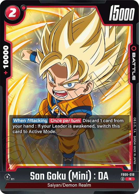 Son Goku (Mini) : DA - FB06-018 - Rivals Clash - Rare - FB06-018