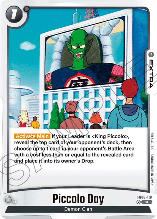 Piccolo Day - Rivals Clash - Rare - FB06-118
