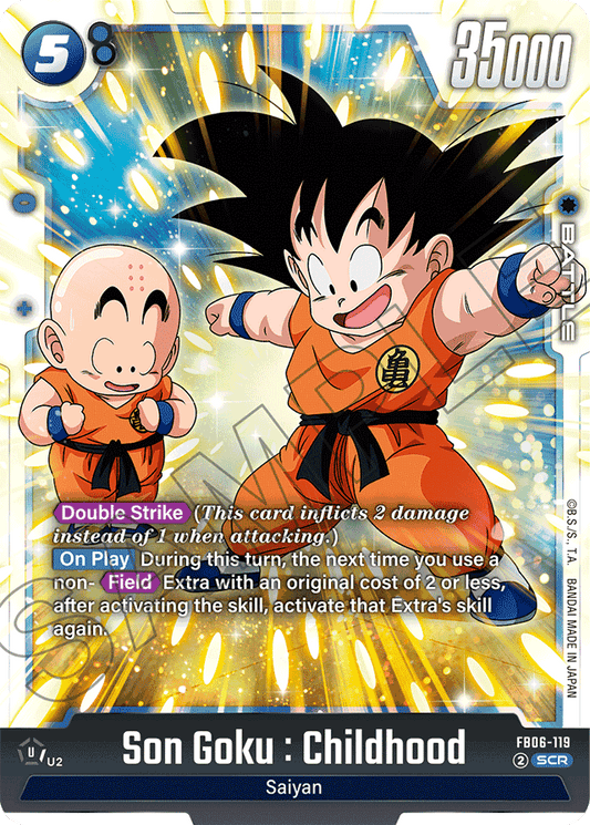 Son Goku : Childhood - FB06-119 - Rivals Clash - Secret Rare - FB06-119