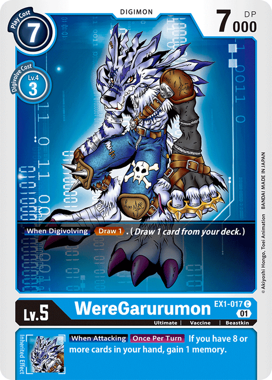 WereGarurumon - Classic Collection - Common - EX1-017 C